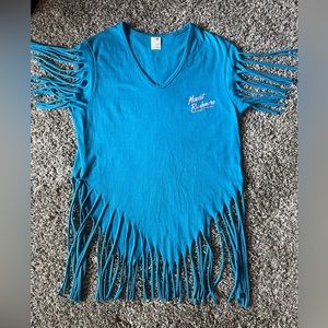 •vintage af• Mount Rushmore fringe shirt, size M